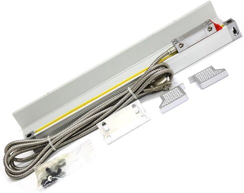 Thin High Precision 0.005mm Slim Linear Scale TTL 50 100 150 200 250 300 350 400mm 20x28mm Small Encoder Grating Ruler Sensor，220mm Travel L in Saudi Arabia