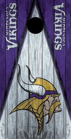 Tower Decals Minnisota Vikings Triangle White Cornhole Board Vinyl Wrap in Kuwait