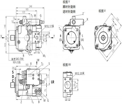 Oil Pump Plunger Pump A11VO40, A11VO60, A11VO75 for Industry, Factory etc.(A11VO40) in Saudi Arabia