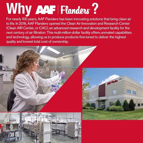 مرشحات هواء Flanders EZ-Flow II 14x20x1، MERV 1، فرن، HVAC، وفلتر تيار متردد - تدفق هواء عالي، موفر للطاقة، وسائط من الألياف الزجاجية 10055.011420، (عبوتان) in Kuwait