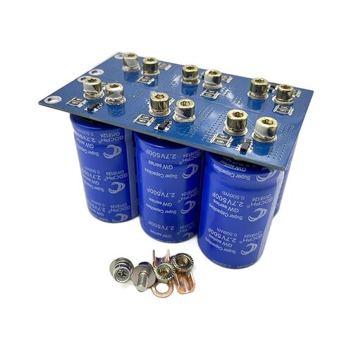 16V83F وحدة مقوم السيارات 2.7V500F مع كابل سعة كبيرة مع لوحة حماية ومصدر طاقة لولبي in Kuwait
