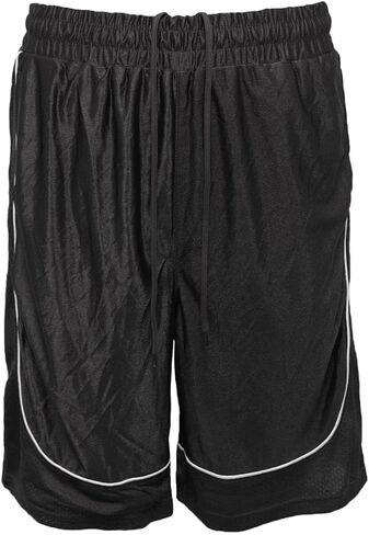 Mersenne Men's Mesh Shorts Pockets Lightweight Basketball Running Big&Tall Size S-5XL in Kuwait