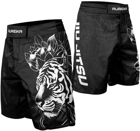 شورت Tiger Grappling - شورت No-Gi BJJ Jiu Jitsu القتالي للرجال لفنون القتال المختلطة والمصارعة in Kuwait