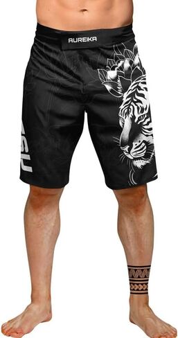 شورت Tiger Grappling - شورت No-Gi BJJ Jiu Jitsu القتالي للرجال لفنون القتال المختلطة والمصارعة in Kuwait