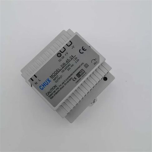 24V 2A 45W LED Din Rail Mounted تحويل التيار الكهربائي DR-45-24 110V 220V AC إلى SMPS إمدادات الطاقة in Kuwait