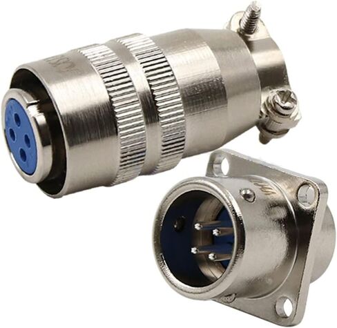 XS12 Industrial Plug and Socket Quick Push and Pull Aircraft Carrier Anti-Theft M12 23 4 5 6 7-pin Power Electrical Connector(4pin Set) in Saudi Arabia