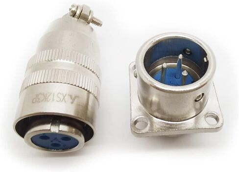 XS12 Industrial Plug and Socket Quick Push and Pull Aircraft Carrier Anti-Theft M12 23 4 5 6 7-pin Power Electrical Connector(4pin Set) in Saudi Arabia