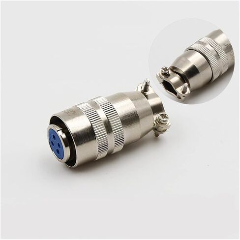 XS12 Industrial Plug and Socket Quick Push and Pull Aircraft Carrier Anti-Theft M12 23 4 5 6 7-pin Power Electrical Connector(4pin Set) in Saudi Arabia