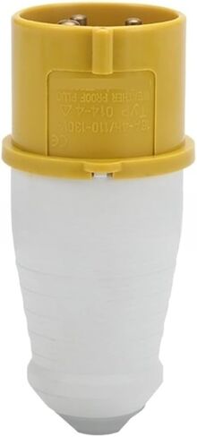16A Waterproof 014-4 Four-Pole Power Connector Socket IP44 Yellow Aviation Industry Connector in Kuwait