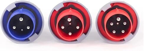 63A 125A IP67 220V 380V Industrial Male Female Plug and Socket 3P/4P/5P Electrical ConnectorWall Mounted(Mounted,125A-5P) in Saudi Arabia