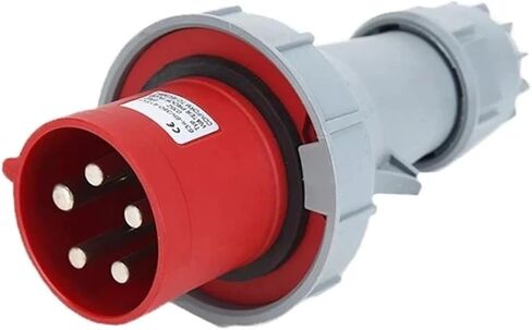 1pc Industrial 63A 125A Terminal Male Female 3/4/5 Pin Wall Mounted Socket IP67 Waterproof Electrical Connector 220V 380V(Plug,125A-5P) in Kuwait