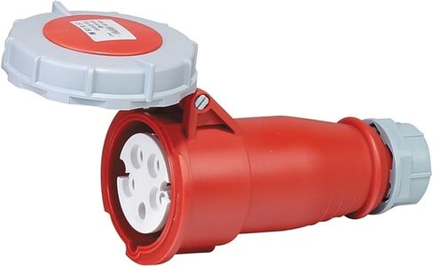 IP67 Reverse Plug Waterproof Industrial Aviation and Socket Connector Docking 3-core 4-Hole 5-core 16A/32A high-end(Connector 5P 16A) in Saudi Arabia