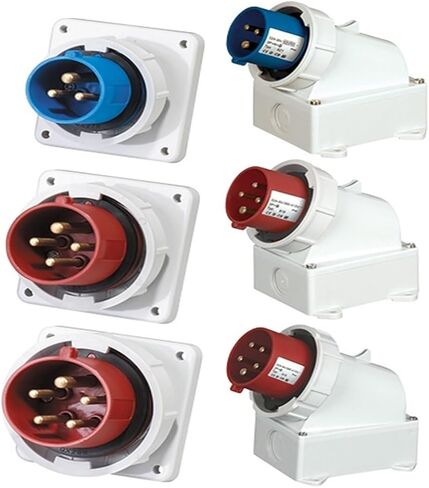 IP67 Reverse Plug Waterproof Industrial Aviation and Socket Connector Docking 3-core 4-Hole 5-core 16A/32A high-end(Connector 5P 16A) in Saudi Arabia