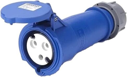 1Pcs Industry Plug and Socket Connectors Surface and Concealed Installation 3 4 5 Hole Core 16 A 32A Waterproof Two Three-Phase(3321) in Saudi Arabia