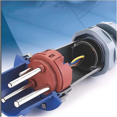 1Pcs Industry Plug and Socket Connectors Surface and Concealed Installation 3 4 5 Hole Core 16 A 32A Waterproof Two Three-Phase(3321) in Saudi Arabia