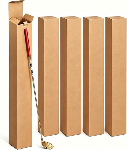 10 Pack Golf Club Shipping Box, 4"L x 4"W x 48"H Tall Corrugated Cardboard Long Golf Club Boxes for Moving, Packaging, Shipping, Storage in Kuwait