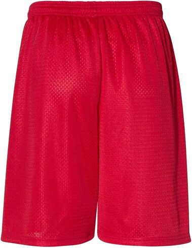 C2 Sport - شورت شبكي مقاس 7 بوصات - 5107، أحمر، مقاس XX-Large in Kuwait