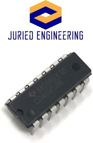 CD4007UBE CD4007 CMOS زوج تكميلي مزدوج بالإضافة إلى عاكس صديق للوحة التجارب (عبوة من قطعة واحدة) in Kuwait