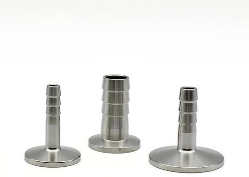 KF16 KF25 KF40 KF50 SUS304 Stainless Steel Vacuum Hose Joint Flange Tri Clamp Pipe Fitting (KF40-8mm) in Kuwait