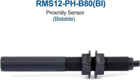 1 قطعة RMS12-PH-B80 مصعد رفع الطابق التسوية نصف الخيوط أسطواني ثنائي الاستقرار القرب المغناطيسي التبديل الاستشعار (بدون حامل) in Kuwait