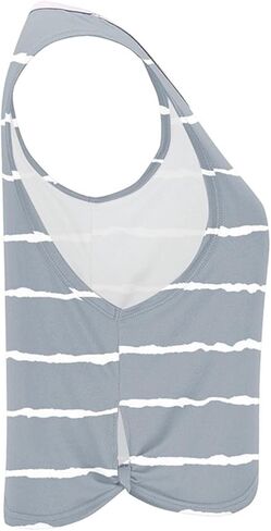 Women's Workout Tank Tops Casual Striped Large Armhole Quick Dry Athletic Crop Top Loose Fit Running Yoga Gym Shirts in Kuwait