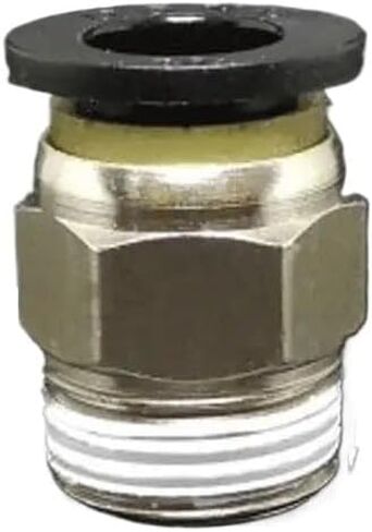 10 قطعة DN10 G 3/8 "ذكر × أنبوب مناسب OD 10 مللي متر خرطوم هواء نحاسي مطلي بالنيكل موصل سريع دفع في وصلات سباكة زيت الغاز والماء in Kuwait