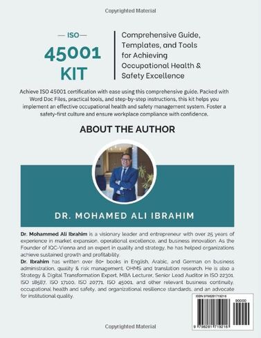 ISO 45001 Documentation KIT For Certification: Comprehensive Guide, Templates, and Tools for Achieving Occupational Health & Safety Excellence in Kuwait