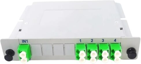 LC PLC 2x8 Fiber Optic Splitter Box Card Insertion FTTH Coupler in Kuwait