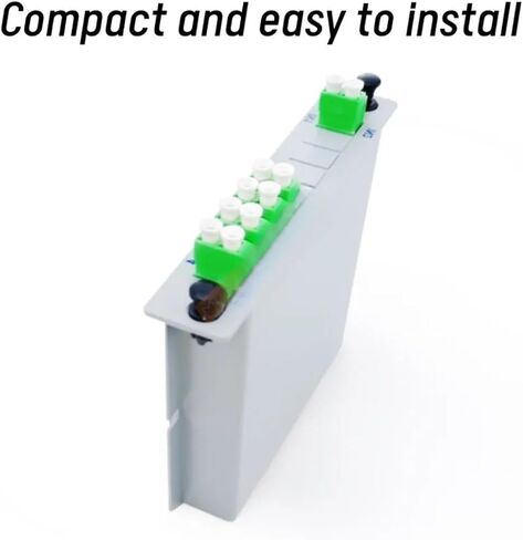 LC PLC 2x8 Fiber Optic Splitter Box Card Insertion FTTH Coupler in Kuwait