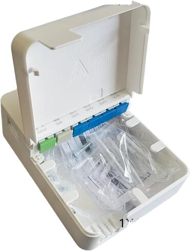 1x4 2121-5U SC/UPC FTTR Fiber Optic Splitter Distribution Unit Optical Junction Box Panel Physical in Saudi Arabia