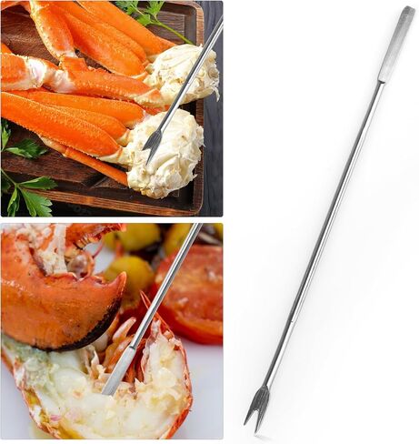 Seafood Tools Set includes 2 Crab Crackers, 2 Lobster Crackers Shellers, 4 Crab Leg Forks/Picks - Nut Cracker Set in Kuwait