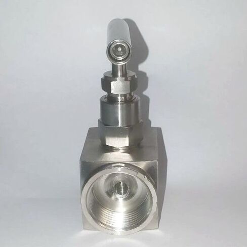 ارتفاع ضغط 1 "أنثى اغلاق صمام إبرة رافعة 4600 PSI 304 غير القابل للصدأ التحكم في التدفق الماء الهواء الوقود ثاني أكسيد الكربون الغاز in Kuwait