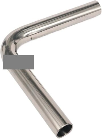 19mm O/D 304 Stainless Steel Weld 90 Degree Elbow Tube Butt Pipe Fitting Straight pipe length 100mm in Saudi Arabia