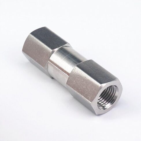 1/4" BSP Female 304 Stainless Steel One Way Check Valve Non-return In Line Valve 3-60 bar in Saudi Arabia