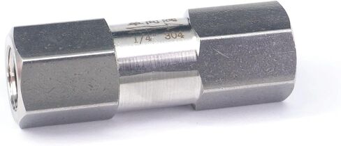 1/4" BSP Female 304 Stainless Steel One Way Check Valve Non-return In Line Valve 3-60 bar in Saudi Arabia
