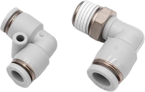 1pcs eumatic One Touch Fitting Male Elbow PL4-M5 APL6-01 APL8-02 PL10-02 PL12-04 1/8" 1/4" DN6 DN8 PL06-02 APL6-02 APL08-02 6MM(PL10-01) in Kuwait