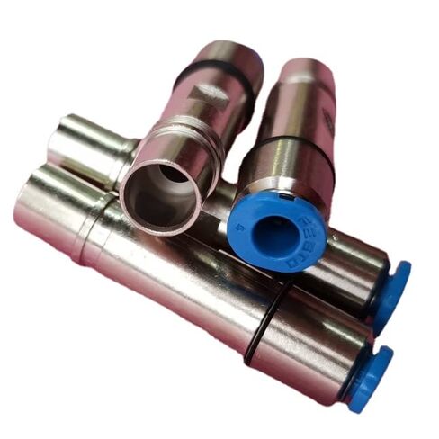 2pcs Connector 09140006454 Metal Gas OD4 Outer Diameter of Pipe 4MM Quick Plug Detachable Type in Saudi Arabia