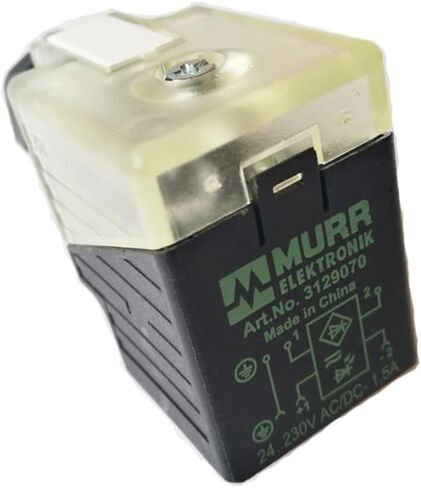 Solenoid Plug Connector 3129070 18mm 24-230V/DC in Saudi Arabia