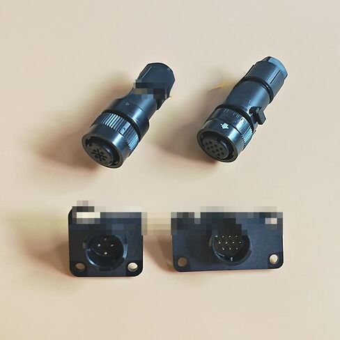 1PCS servo Motor Encoder Plug 10 core Holding Brake Connector 4(3-Hole seat) in Kuwait