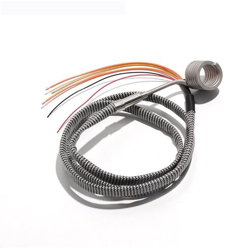 1pcs ID25*25mm 25 * 30mm 25 * 40mm Spiral Coil Nozzle Band Heaters 220V 400-800W Electric Runner Heater with K Thermocouple(220V_IDXH 25X40MM 600W) in Kuwait