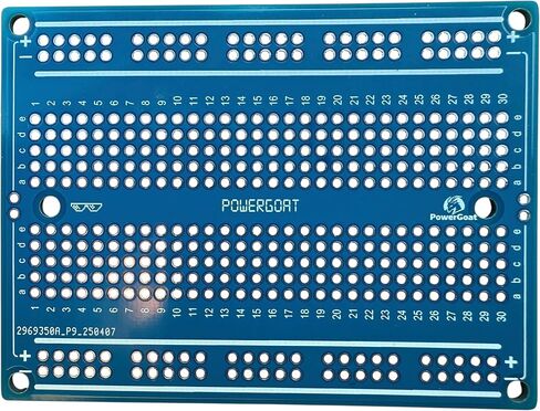 Premium Heavy-Duty Breadboard PCB Prototype Board (5 Pack) – Thick FR-4 Double-Sided, Lead-Free 85mm × 64mm for DIY Electronics, Arduino, Microcontroller & Raspberry Pi Projects in Kuwait