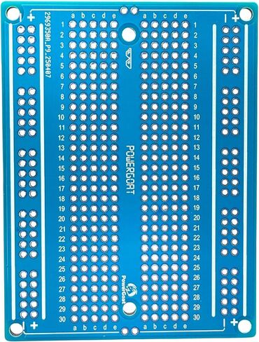 Premium Heavy-Duty Breadboard PCB Prototype Board (5 Pack) – Thick FR-4 Double-Sided, Lead-Free 85mm × 64mm for DIY Electronics, Arduino, Microcontroller & Raspberry Pi Projects in Kuwait