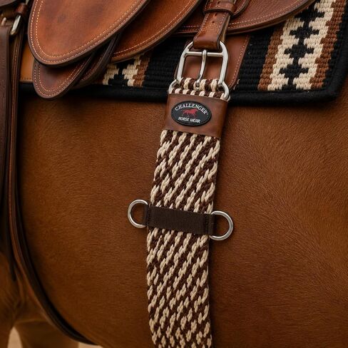 CHALLENGER Horse Western Mohair Wool Girth Breathable Saddle Cinch Stainless Steel 97RT01 in Kuwait