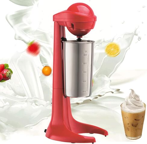 Milkshake Maker Machine 23000 RPM, Commercial Milkshake Mixer Stainless Steel, Electric Drink Mixer Blender for Shakes Smoothies Protein Shakes, Single Head Stand Mixer with 500ml Cup in Kuwait