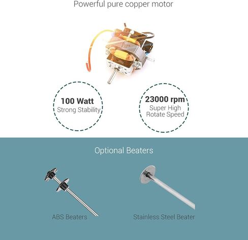 Milkshake Maker Machine 23000 RPM, Commercial Milkshake Mixer Stainless Steel, Electric Drink Mixer Blender for Shakes Smoothies Protein Shakes, Single Head Stand Mixer with 500ml Cup in Kuwait