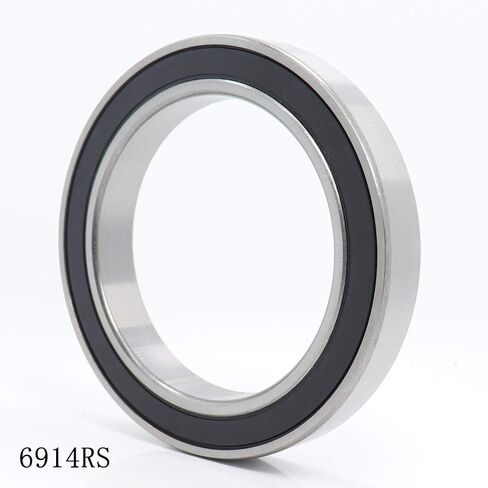 Power Transmission Products 6914 2RS Deep Groove Ball Bearing ABEC-1 Metric Thin Section Bearings 61914RS 6914RS Precision 70x100x16MM in Kuwait