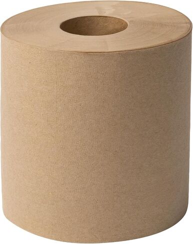 Sierra Hygenics Black Touch-Free Autocut Paper Towel Dispenser with (6) Hygenics 7.5" Hardwound 1-ply Natural (Kraft) Paper Towel Rolls in Kuwait