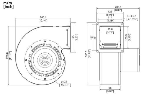 1TDR7، 4C444 منفاخ بديل لتبادل OEM المباشر من Dayton in Kuwait