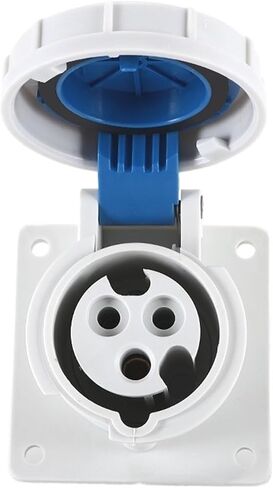 1pc New Industrial Socket 3P 16A IP67 Concealed Direct Plug Waterproof and dustproof Stage Lighting Data Center Supporting in Saudi Arabia