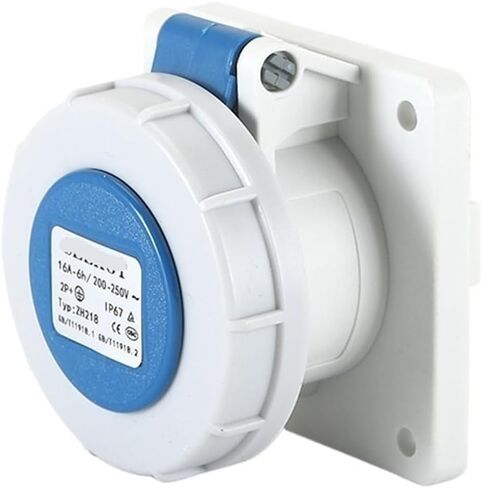 1pc New Industrial Socket 3P 16A IP67 Concealed Direct Plug Waterproof and dustproof Stage Lighting Data Center Supporting in Saudi Arabia